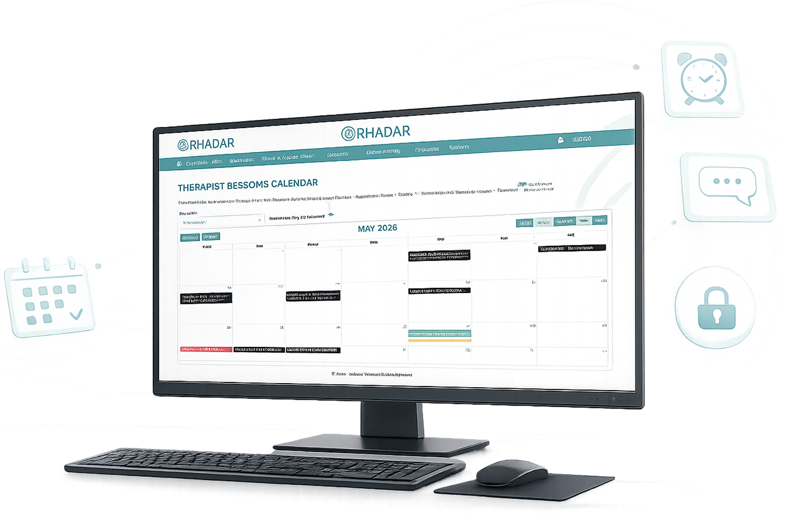 Appointments & Scheduling features in Rhadar